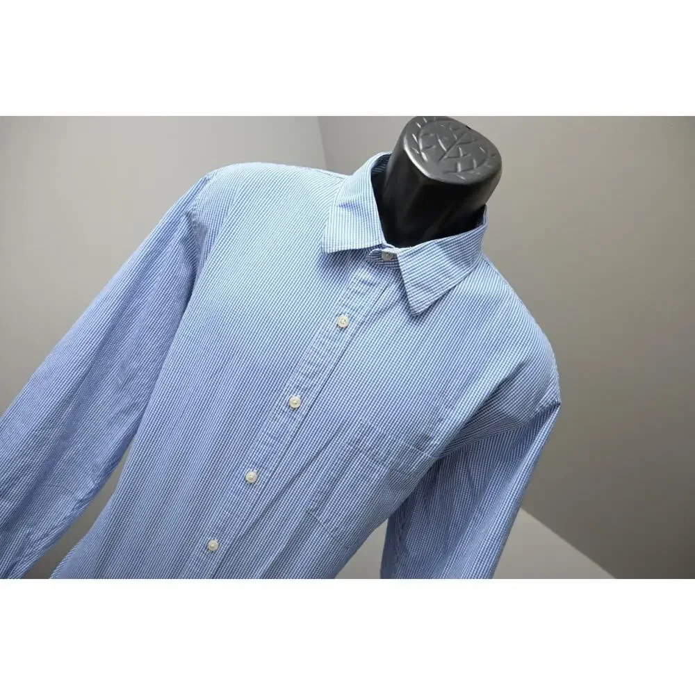 J Crew Thompson Dress Shirt Button‎ Up Plaid Front Pocket Long Sleeve Mens XL